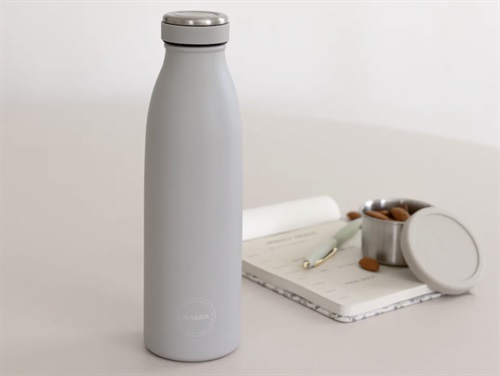 Aya&Ida Light Grey Drikkeflaske 500ml