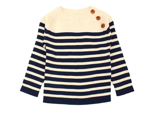 FUB babysweater striber | Økologisk | UDSALG spar op til 40%