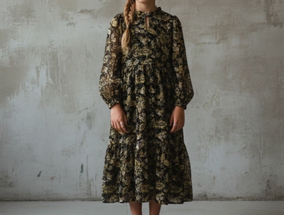 Sofie Schnoor Girls kjole black flower