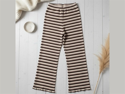 Sofie Schnoor Girls bukser warm brown striber
