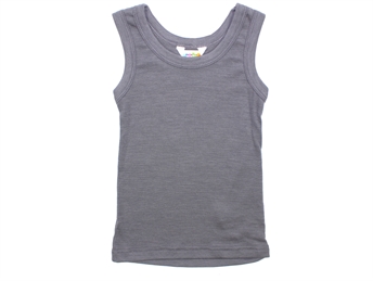 Joha Grå Undertrøje Merinould/silke - Str. 130cm (128/134cm)