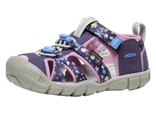 Keen Seacamp Sandal Lilla Med Blomster - Str. 29