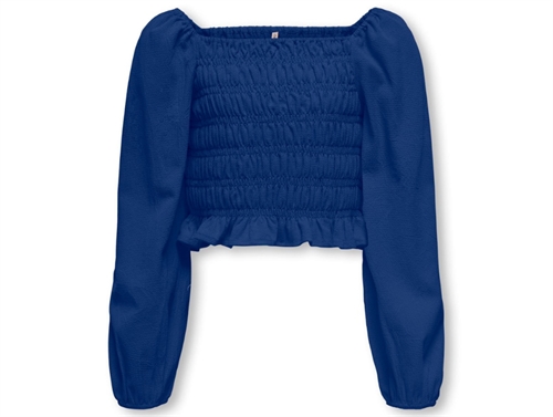 Kids Only Sodalite Blue Puff Sleeve Top - Str. 6y 116cm