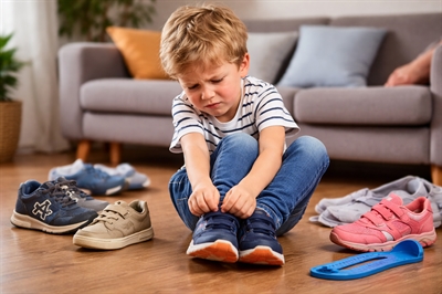Få korrekt størrelse sko til børn