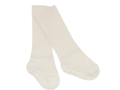 GoBabyGo skridsikre bambusstrømper råhvid