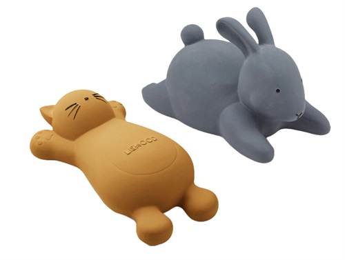 Liewood Cat Mustard Badelegetøj Vikky (2-pak)