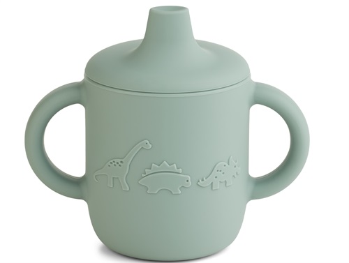 Liewood Dino/whale Blue Babykop Neil Silikone