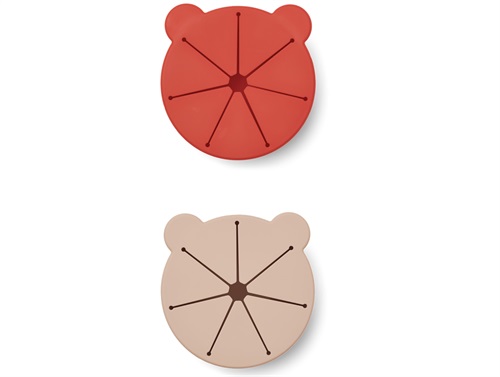 Liewood Apple Red/rose Mix Snackskåle Kelly Silikone (2-pak)
