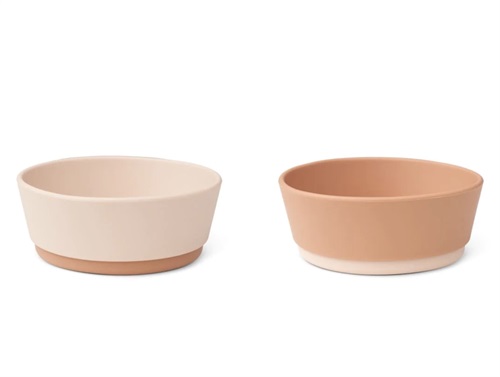 Liewood Rose Mix Skåle Clarke Silikone (2-pak)