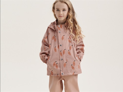 Liewood Papaya/pale Tuscany Softshell Jakke Og Bukser Parker - Str. 4y 104cm