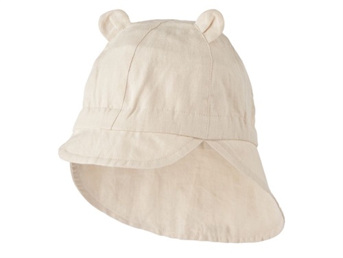 Liewood Gorm Solhat Sandy Med Ører - Str.         3-6m 62/68cm billede