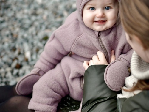 Mikk-line Ulddragt Twilight Mauve Merinould