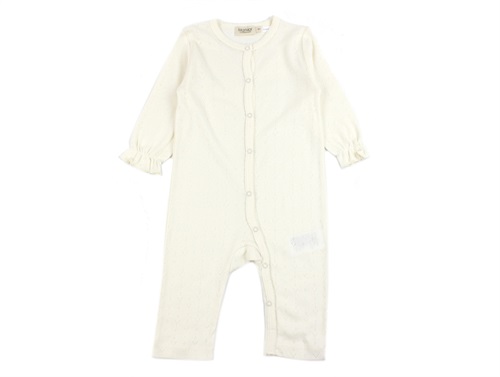 Marmar Flour White Pointelle Jumpsuit Roxanna Modal - Str. 2y 92cm
