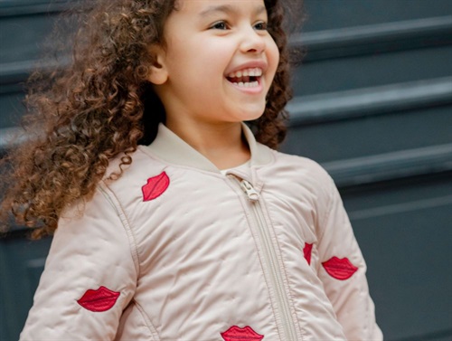 Marmar Orry Termojakke Beige Med Kys Broderi - Str. 3y 98cm