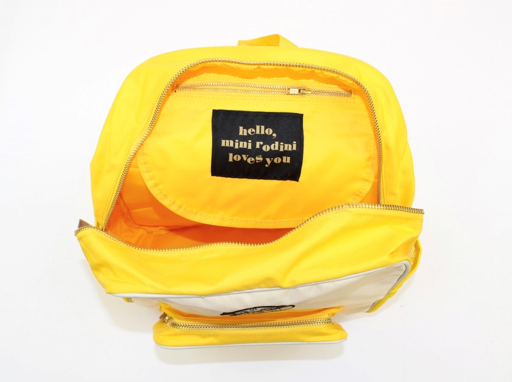 Renovering september Voksen Mini Rodini skoletaske yellow | Dashing dog | 759,90.-