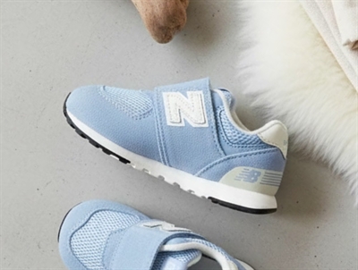New Balance chrome blue/light chrome blue 574 sneaker