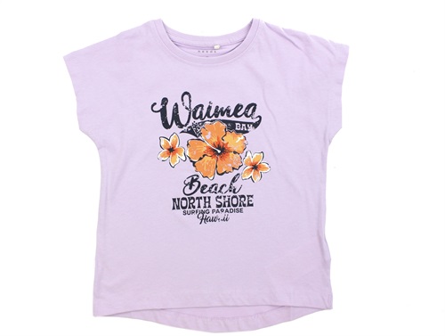 Name It Orchid Bloom Top Print - Str.    7-8y 122/128cm