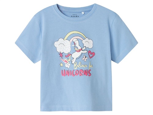 Name It T-shirt Serenity Med Print Af Enhjørning - Str. 3y 98cm