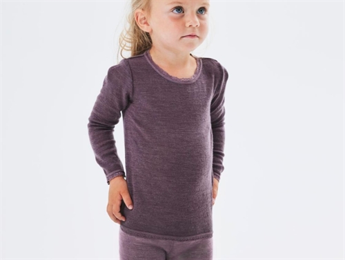 Name It Sparrow Hulmønster Bluse Merinould - Str. 1.5y 86cm