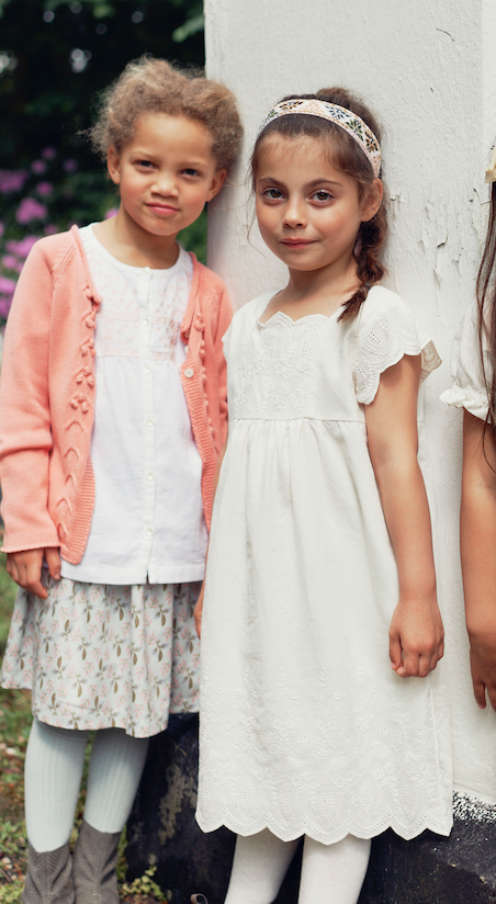 Noa Noa Miniature kjole chalk | Mini Anglaise | UDSALG gode tilbud