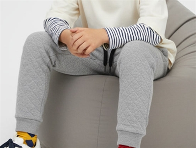 Petit by Sofie Schnoor bukser quilt grey melange