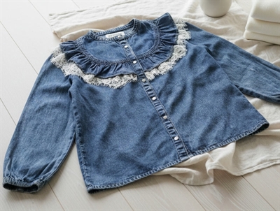 Sofie Schnoor Girls denimskjorte blue