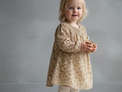 Petit by Sofie Schnoor kjole Melina light beige flowers