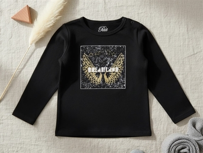 Petit by Sofie Schnoor t-shirt sort/guld