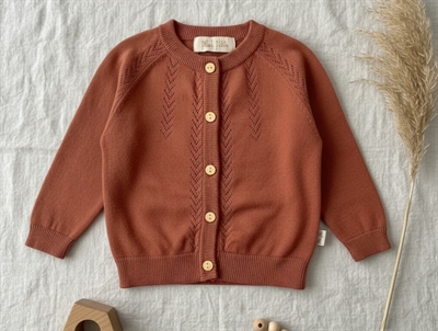 Petit Piao cardigan copper brown