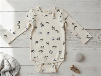 Petit Piao body sea med krabbeprint