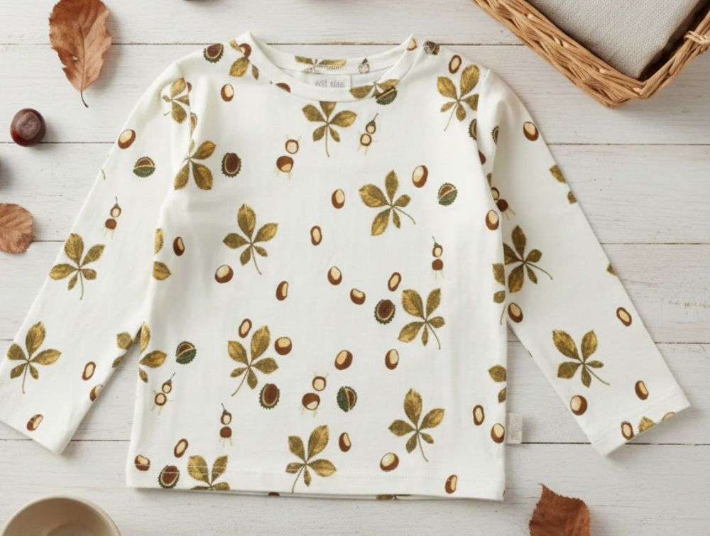 Petit Piao T-shirt Chestnut Kastanjer - Str. 5y 110cm