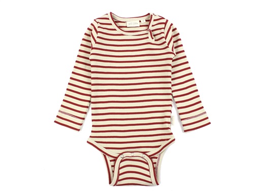 Petit Piao Chili Pepper/dark Off White Stribet Body Modal - Str. 9m 74cm