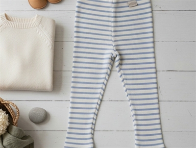 Petit Piao spring blue stribet legging
