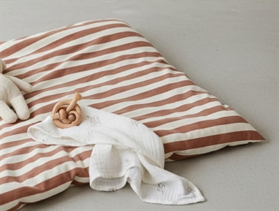 Petit Piao sengetøj baby dusty rose/cream