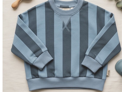 Petit Piao sweatshirt allure blå stribet