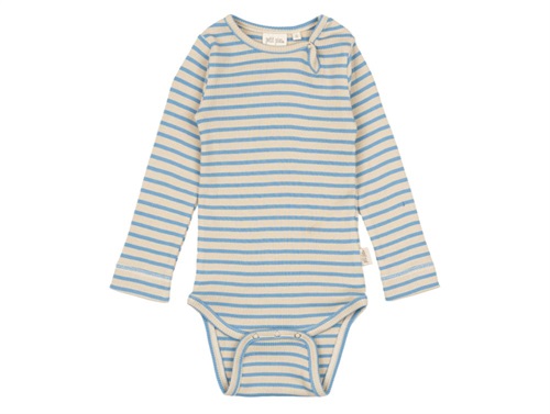 Petit Piao Body Allure Blå/mørk Råhvid Stribet - Str. 3m 62cm