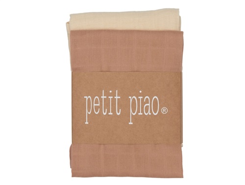 Petit Piao swaddles old rose/cream