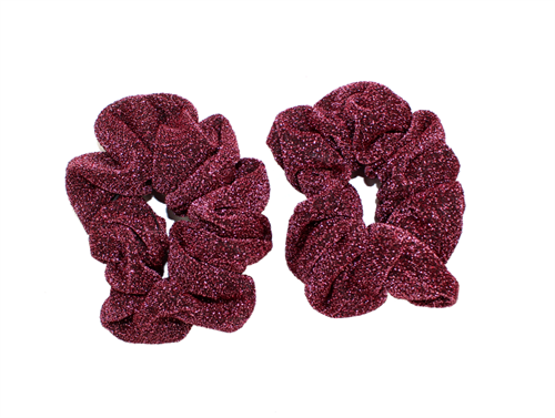 Petit by Sofie Schnoor scrunchies earth red glitter (2-pack)