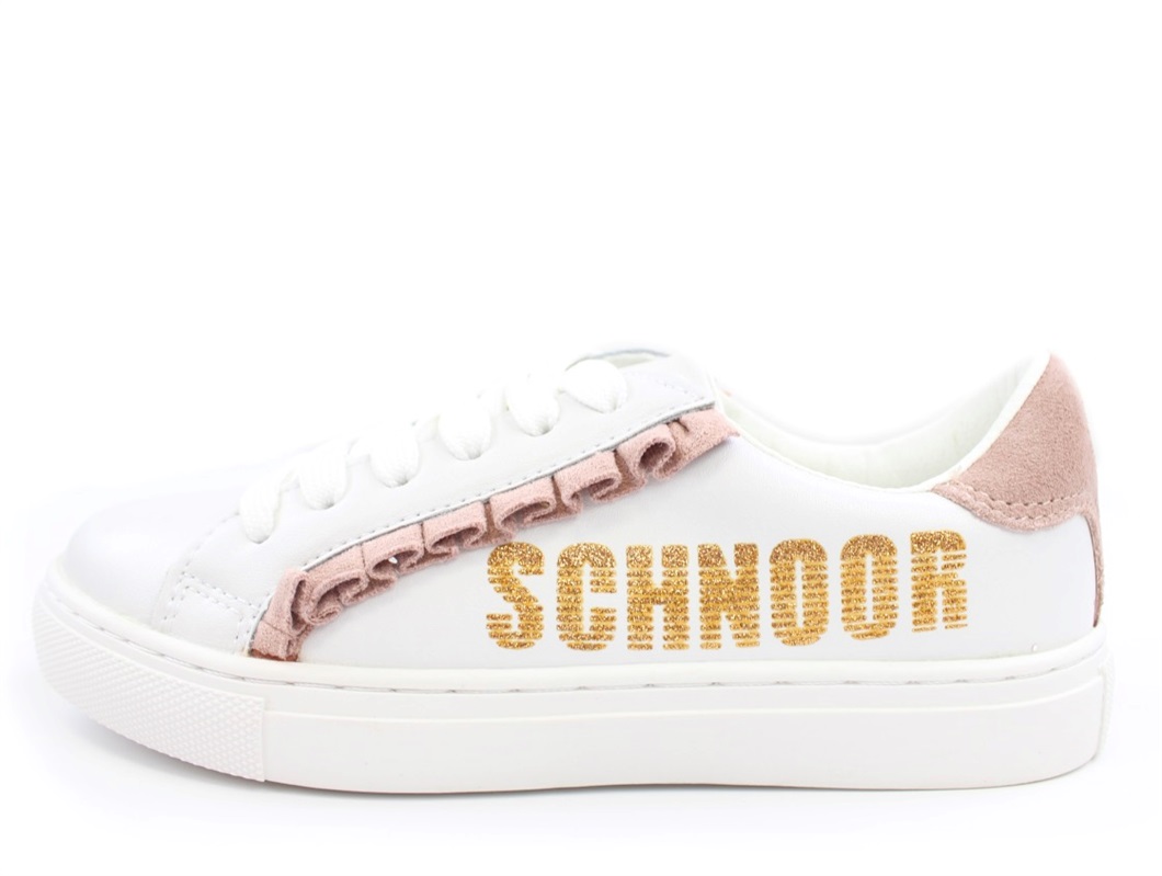 Petit by Schnoor sneakers hvid med flæse 599,90.-