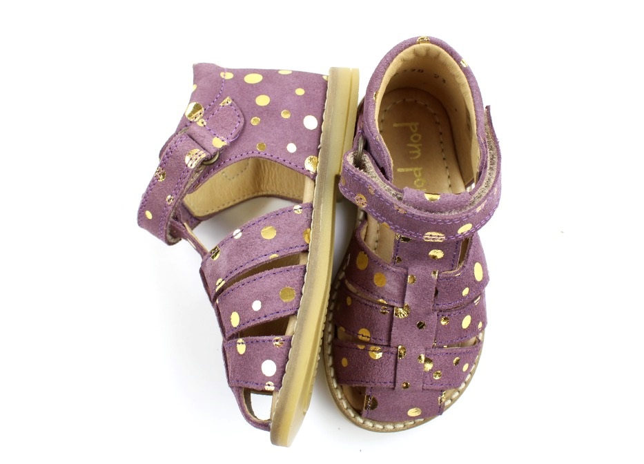 højttaler Vedhæft til Hospital Pom Pom sandaler purple gold dot | 6398 | 599,90.-