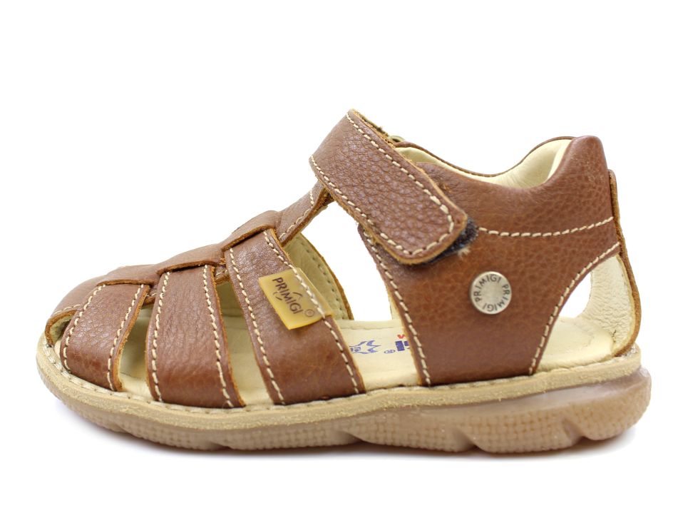 Primigi sandal cognacfarvet læder | 3412522 | str. 25-31 | Tilbud- spar masser af i vores sommerudsalg