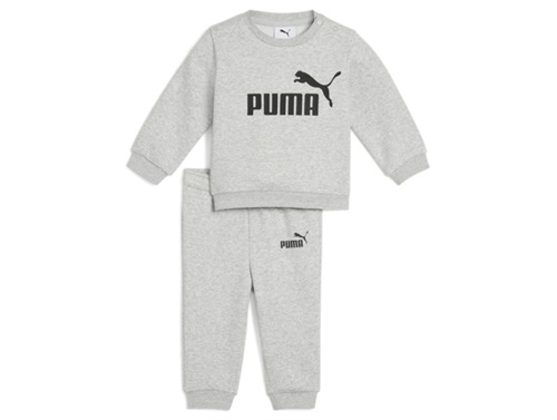 Puma Minicats Jogger Sweatset Lys Grå Heather  - Str. 2y 92cm billede