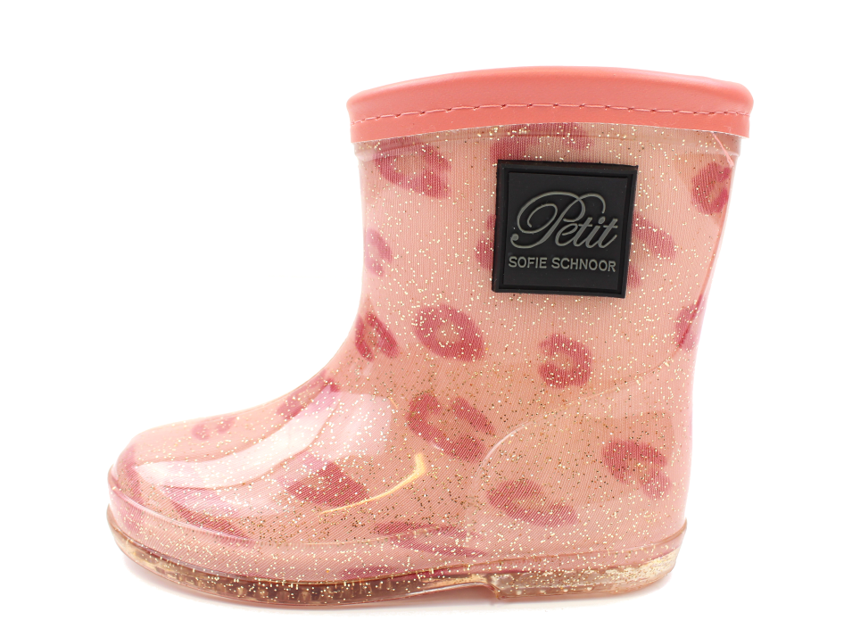 Petit Sofie Schnoor vintergummistøvler rosa leo| 199,90.-