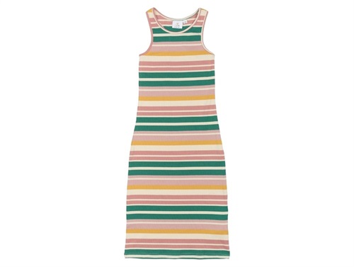 The New Ohara Kjole Med Multi Striber - Str.    5-6y 110/116cm