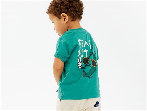 The New Siblings Newel T-shirt Bottle Green - Str. 2y 92cm