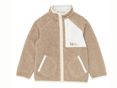 THE NEW teddyjakke gardenia med kontrastlommer