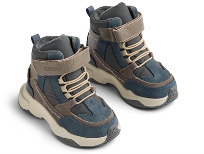 Wheat Muni 2.0 TEX vintersneakers dark petroleum med fleecefor
