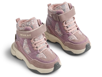 Wheat Muni 2.0 TEX vintersneakers dry rose flowers med fleecefor