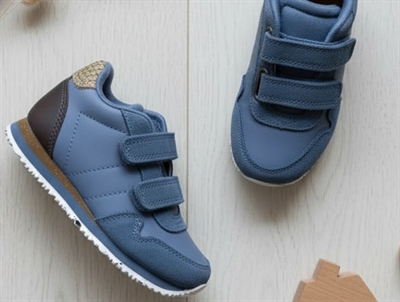 Woden Kids sneaker Nor vintage blue