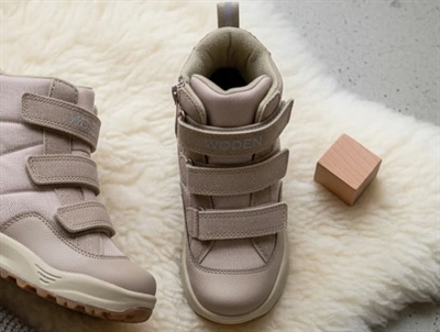 Woden Kids vinterstøvle Adrian pearl silver mink